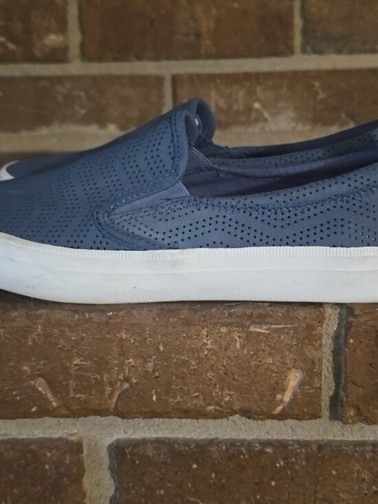 SPERRY CREST TWIN GORE SLIP ON WOMEN'S SIZE 7.5 BLUE - Picture 4 of 7